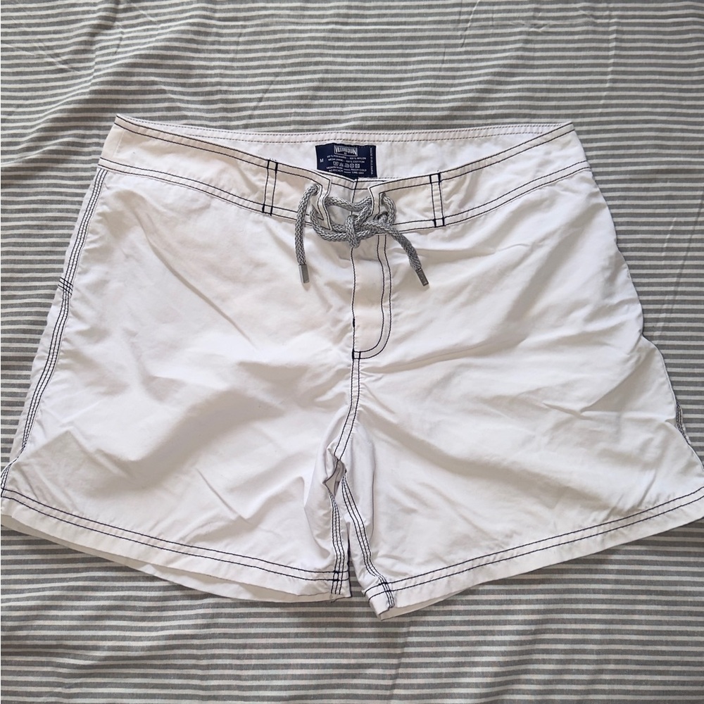 Vilebrequin Mens White Men's Bathing suit Trunks Shorts